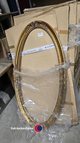 4 x large oval mirror frames