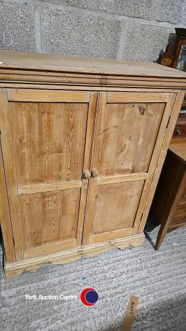 Antique Pine 2 door cupboard