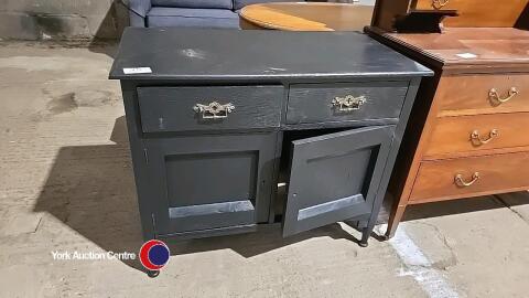 Painted wooden cupboard with drawers