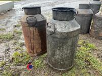 2 x milk churns - 3