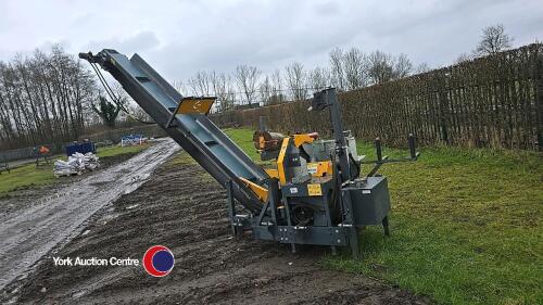Riko Collins log processor c/w log splitter, gwo - PTO in office