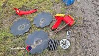 Set of Vaderstad drill discs and spares