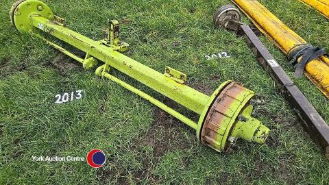 Claas Quadrant baler axle