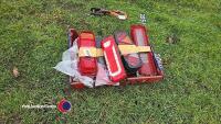 Quantity of lorry back lights, new and used