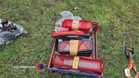 Quantity of lorry back lights, new and used - 3