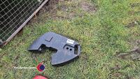 2 original Case IH 45kg tractor weights