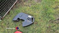2 original Case IH 45kg tractor weights - 2