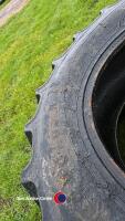 Pair 440/65 R28 tractor tyres - 3