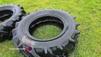 Pair Continental 420/70 R28 tyres, as new - 2