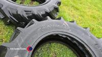 Pair Continental 420/70 R28 tyres, as new - 3