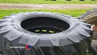 Pair 600-65R38 Trelleborg tyres, GOOD - 2