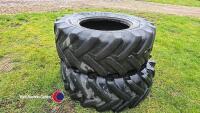 Pair 460-70R24 tyres - 4