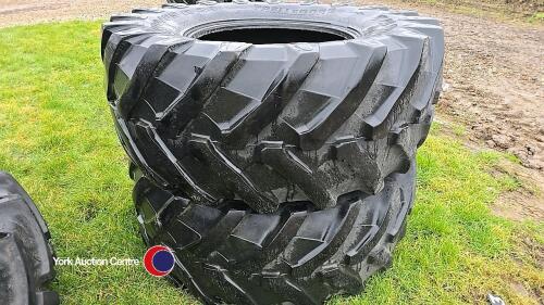 Pair 600-65R28 Trelleborg tyres