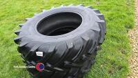 Pair 16.9R28 Alliance tyres, 80%, good - 2