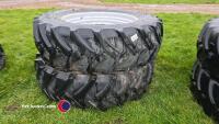 Pair 480-80R46 wheels - 4
