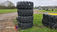 Set 4 460-70R24 Michelin tyres