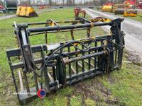 Muck fork with grab, Manitou brackets - 4