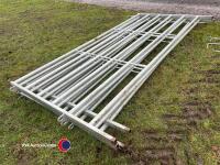 4 x 10ft x 5ft cattle hurdles with pins - 4