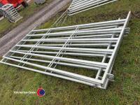 4 x 10ft x 5ft cattle hurdles with pins - 5