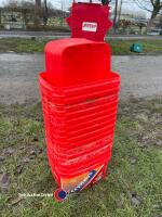 15x red buckets with lids - 3
