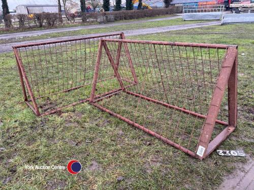 2 x hay racks