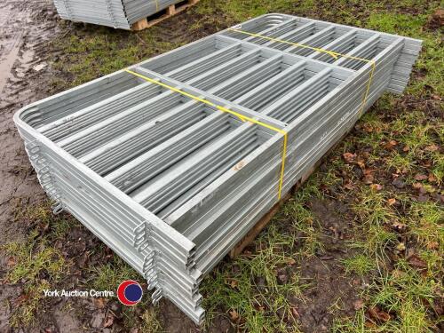 12ft x 6ft metal sheep hurdles, new