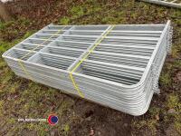 12ft x 6ft metal sheep hurdles, new - 2