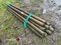 10 x 2.1m x 60mm treated fencing posts - 3