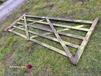 10ft wooden gate - 2