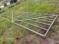 12ft galvanised gate - 2