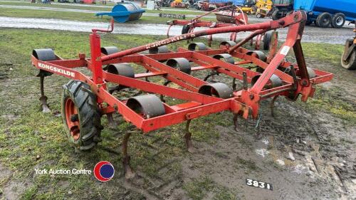 Kongskilde Vibroflex 3m cultivator c/w rotacrats