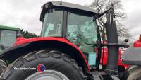 Massey Ferguson 7620 Dyna 6 tractor, 50k transmission, air brakes, full suspension. 6575 hours, YX14 HGM (g.w.o), key in office - 7
