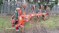 Kverneland model L 4F rev plough, No 8 bodies, gwo, recently used - 2