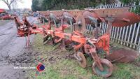 Kverneland model L 4F rev plough, No 8 bodies, gwo, recently used - 4