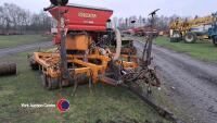 Simba Freeflow 3m cultivator seed drill, control box in office