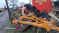 Simba Freeflow 3m cultivator seed drill, control box in office - 4