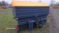 2014 KRM M2WD fertiliser spreader c/w hopper cover, weigh cells and control box - PTO & control box in office - 2
