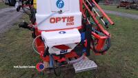 Kuhn Optis 800L sprayer c/w 125L/min pump, 3 section 12 m boom, side step, clean water tank with cleaning nozzle and DPF terminal with electric regulation, instruction and manuals in office, new and unused - 3