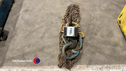 4 leg lifting chains with 2T digital weigher