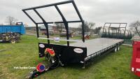 McKee 33ft bale trailer, air and hydraulic brakes. 2021 - 2