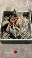 Box of scaffold tower wheels/castors - 2