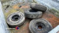 Galvanised twin axle tipping trailer - 4