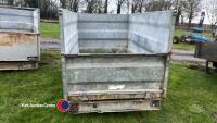 Galvanised twin axle tipping trailer - 5