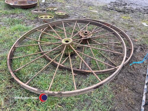 Pair of garden wheels