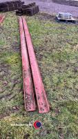 2 x Steel channel 6 inch ,19 feet 4 inch long