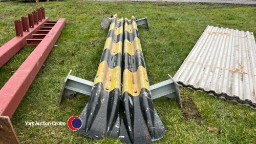 Steel crash barriers