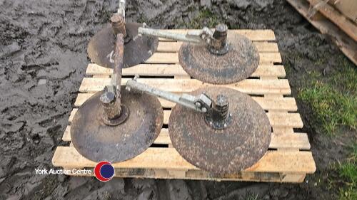 4 x Scanstone bed tiller side discs