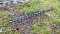 6 solid square steel bars 12mm x 12mm (20) + 10mm x 10mm - 2