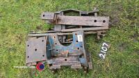 Ford TW drawbar and pickup hitch assembly - 2