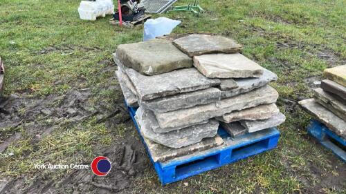 Yorkshire stone paving flags